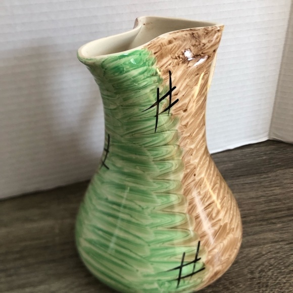 Vtg 1930s Myott Sons and Co Ceramic Pitcher - Picture 14 of 15